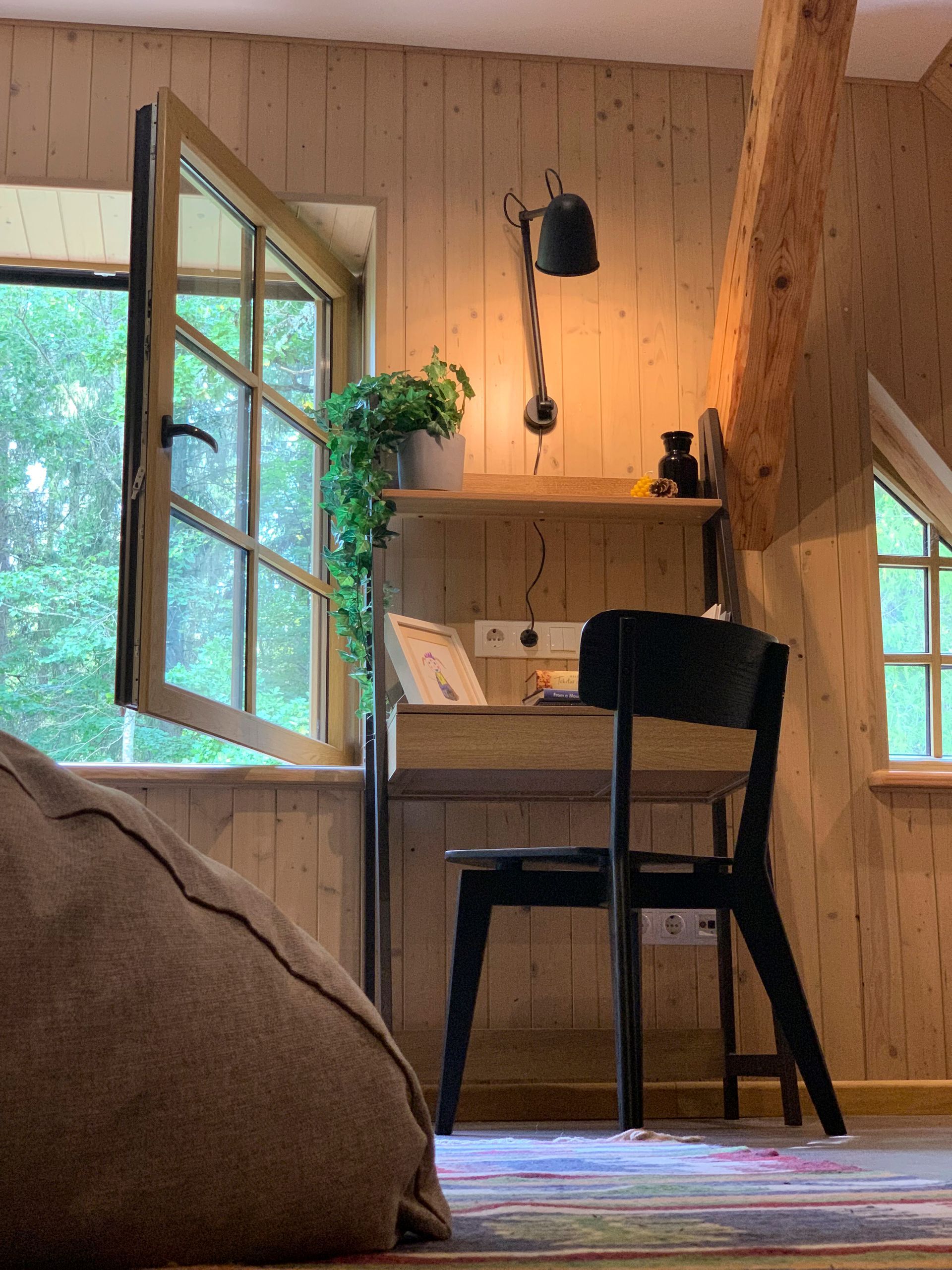 Lauku mājas Viesu apartamentu interjera dizains.