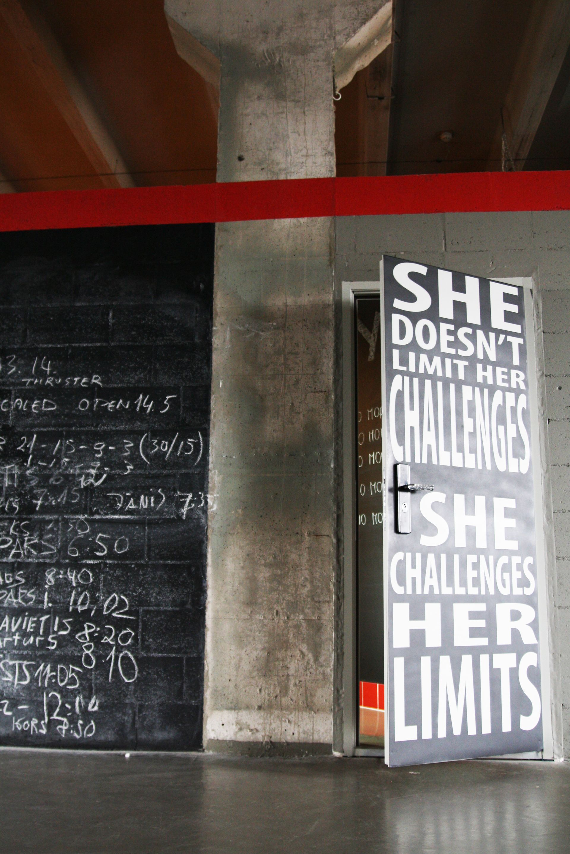 Sporta zāles interjera dizains