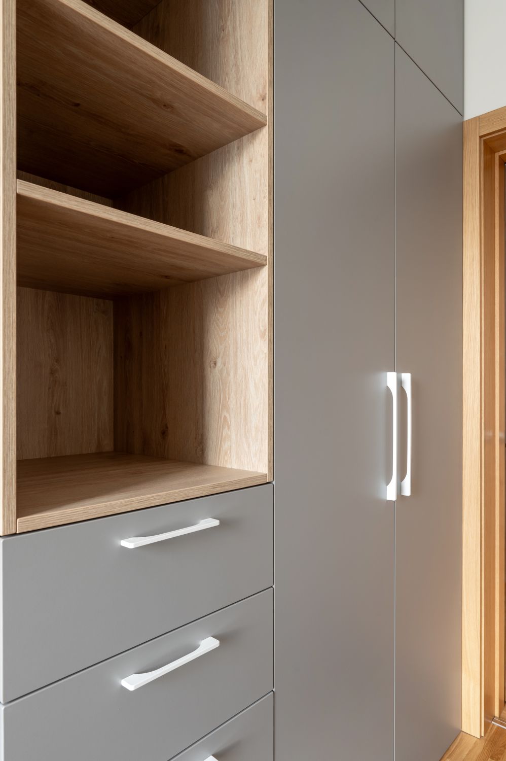 Dzīvokļa interjera dizains. Guļamistabas interjers, Skapis.