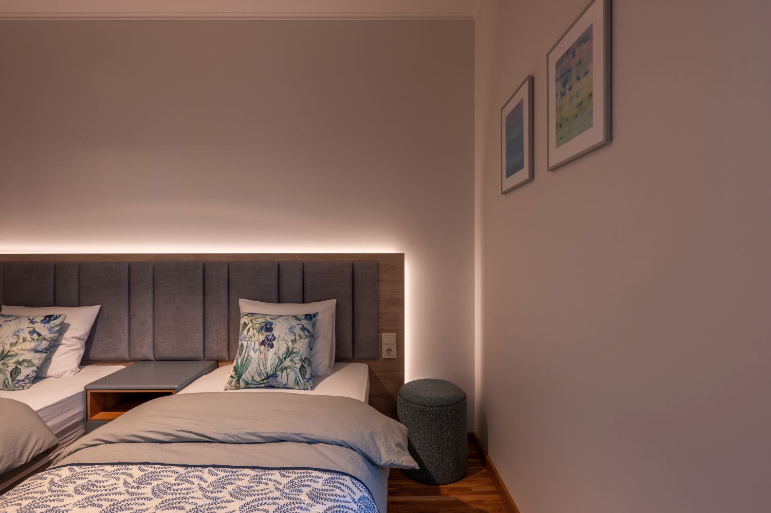 Dzīvokļa interjera dizains. Guļamistabas interjers, Gulta