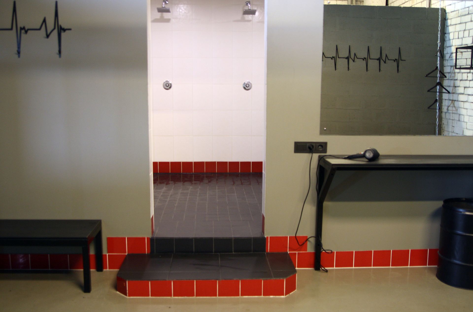 Sporta zāles interjera dizains