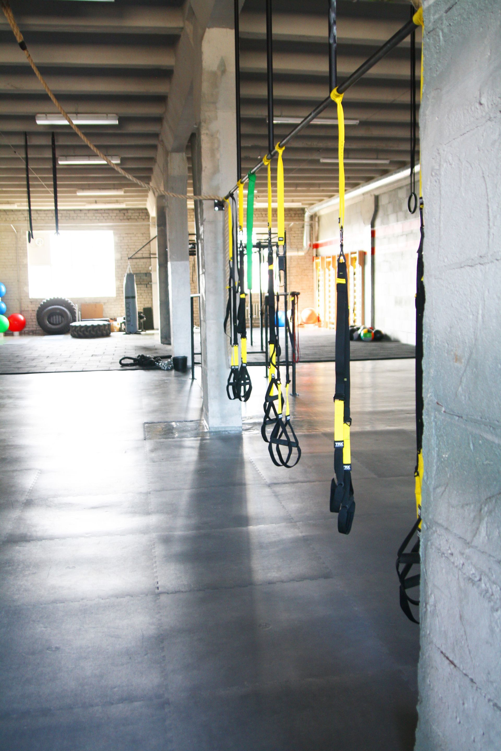 Sporta zāles interjera dizains