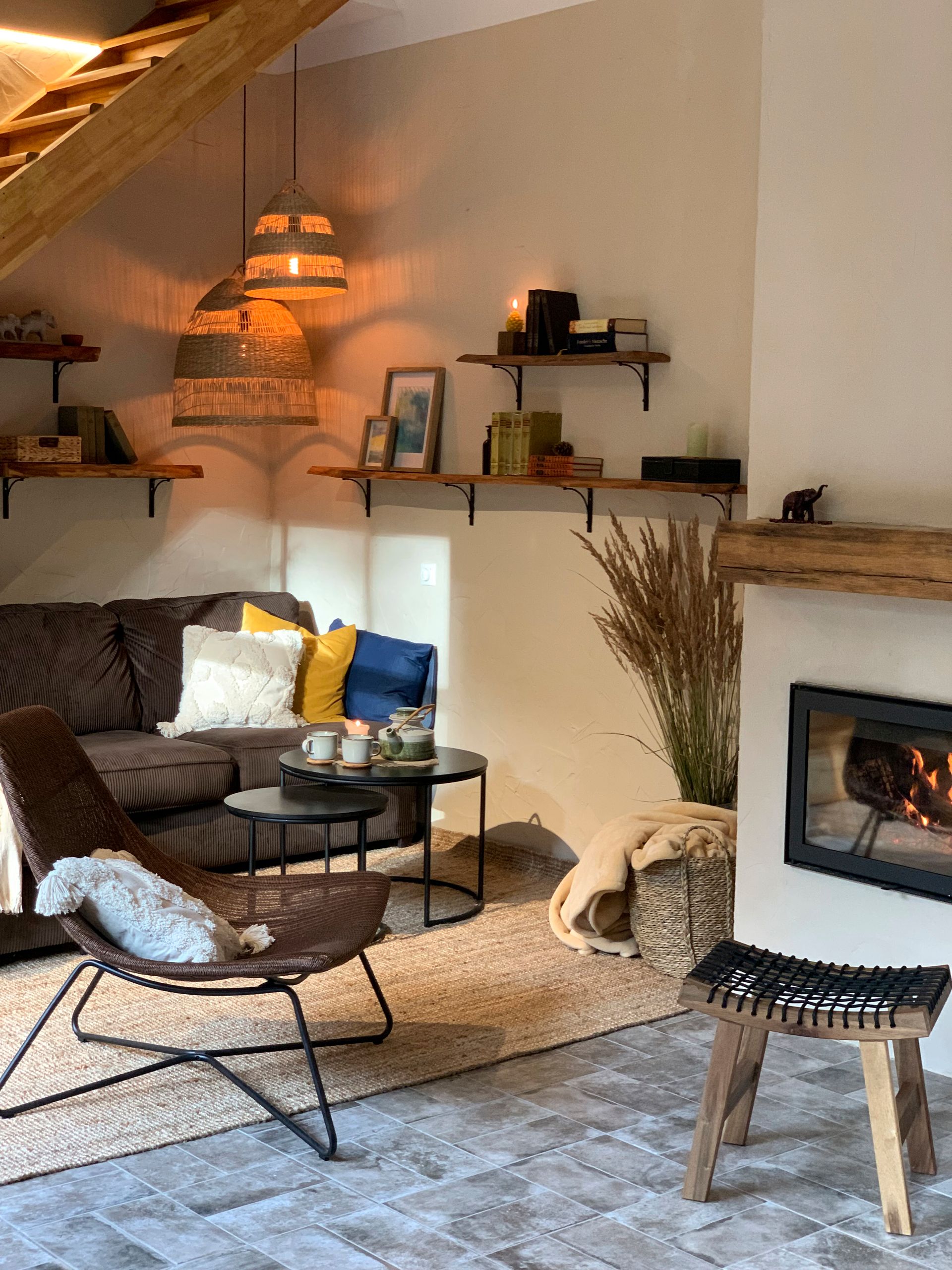 Lauku mājas Viesu apartamentu interjera dizains.