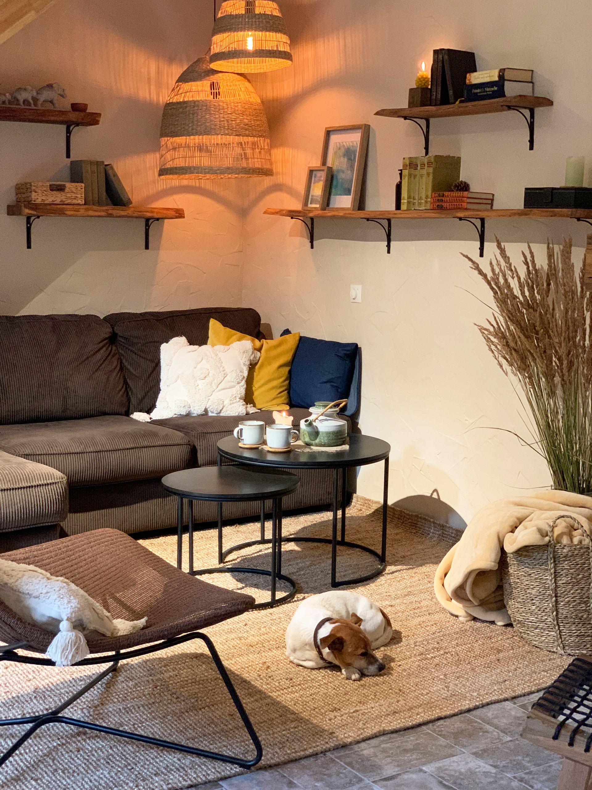 Lauku mājas Viesu apartamentu interjera dizains.