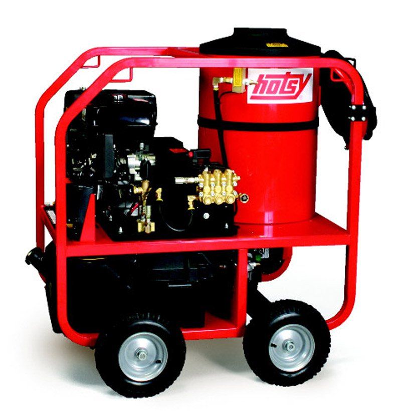 Hotsy Gas Engine- Belt Drive Hot Water Pressure Washer