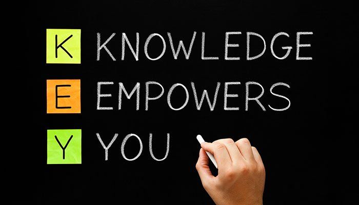 Knowledge Empowers You words