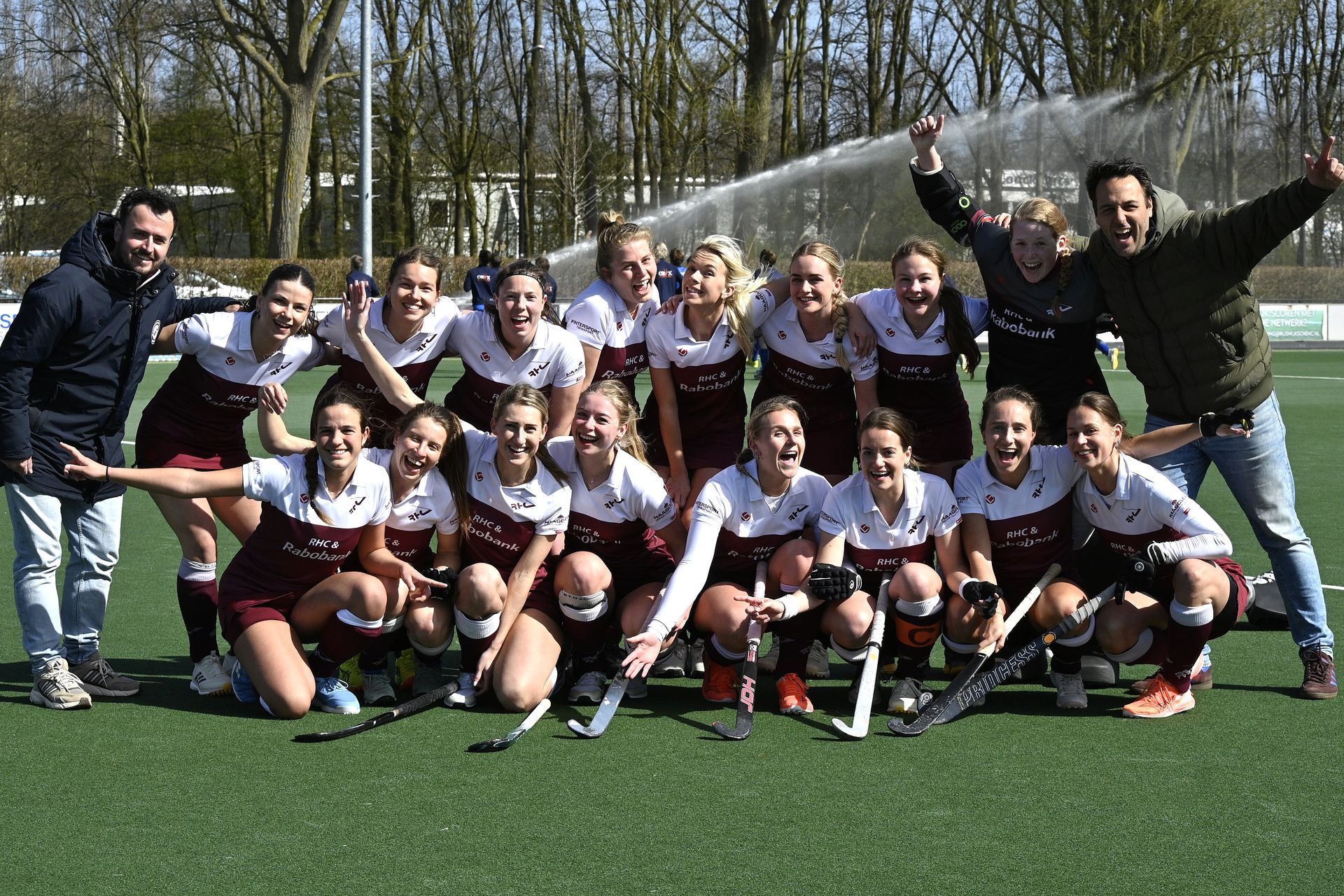 RHC Teamfoto na wedstrijd D1