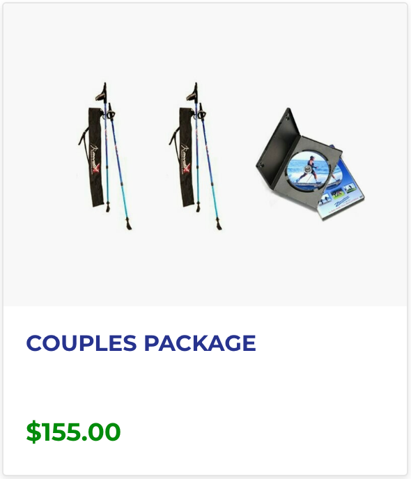 A couples package for $ 155.00 is shown on a website