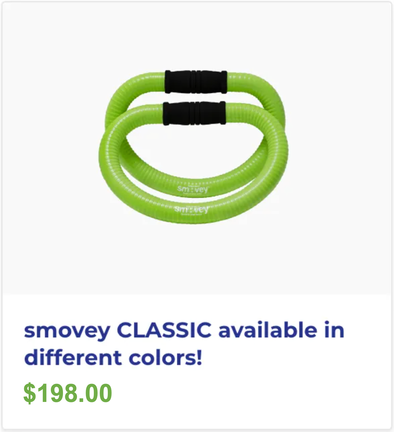 A pair of green smovey classic available in different colors