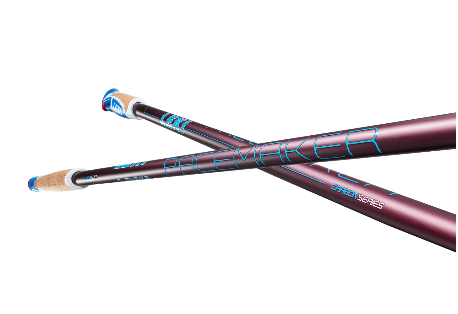 Two pencils are crossed over each other on a white background.