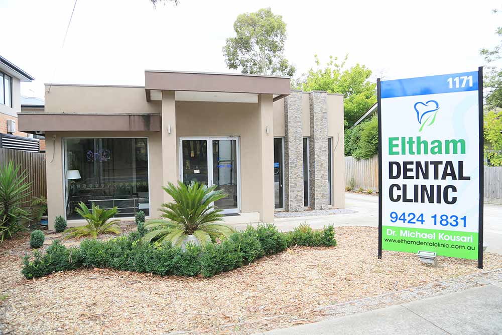eltham dental clinic building and sign