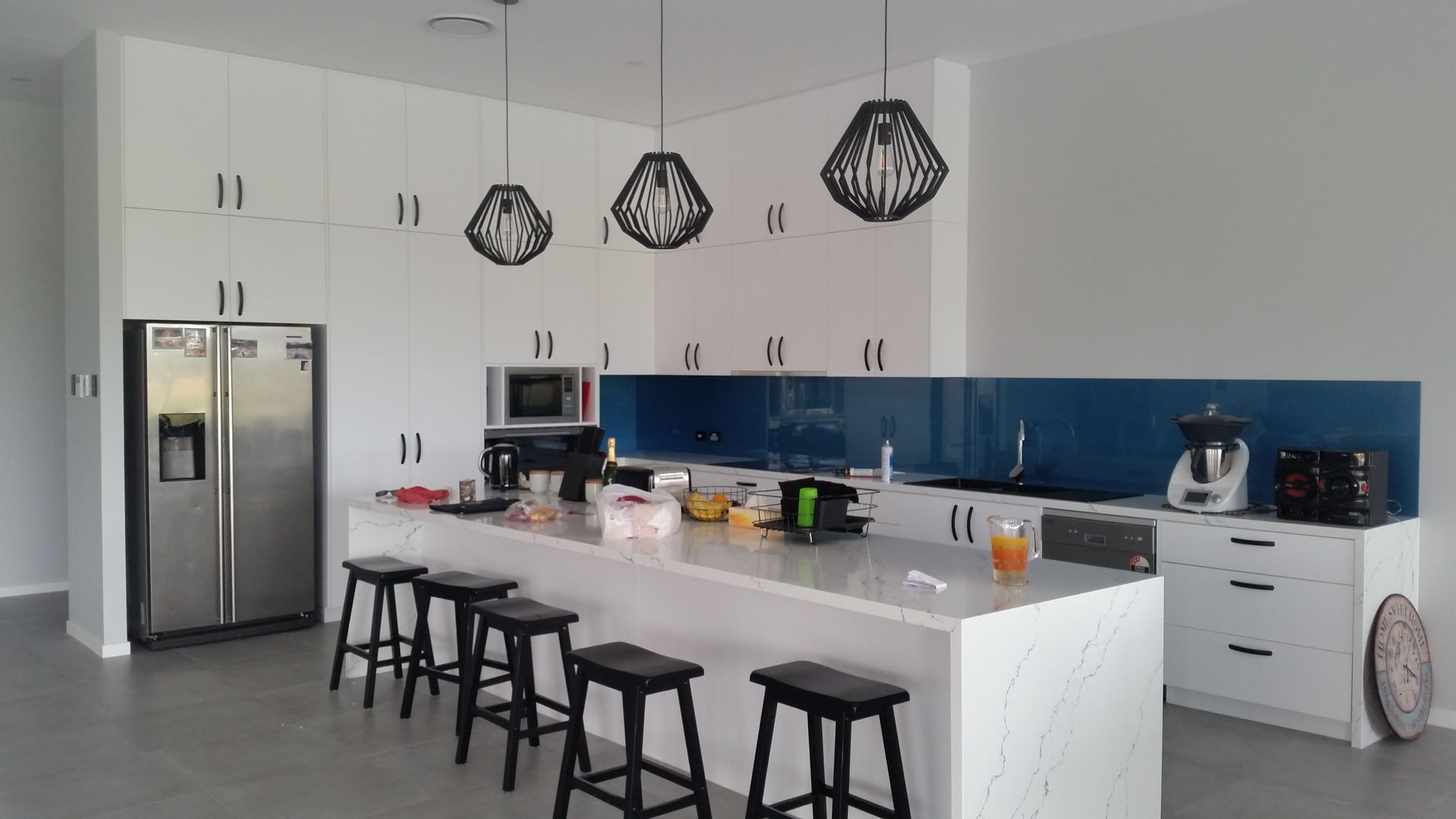 A Bathroom With Two Sinks and a Large Mirror — Luffys Glass in South Murwillumbah, NSW
