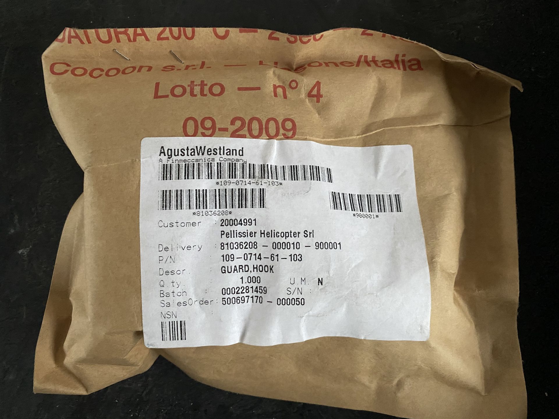 GUARD HOOK 109-0714-61-103
