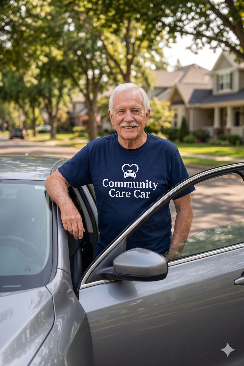 Become a Volunteer driver for Woodland Community Care Car and help your elderly neighbors