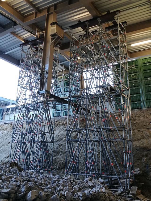 Esempio 8 di ponteggi di sostegno
