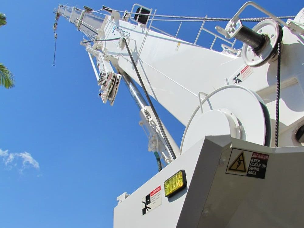 Close Up View Of A Crane