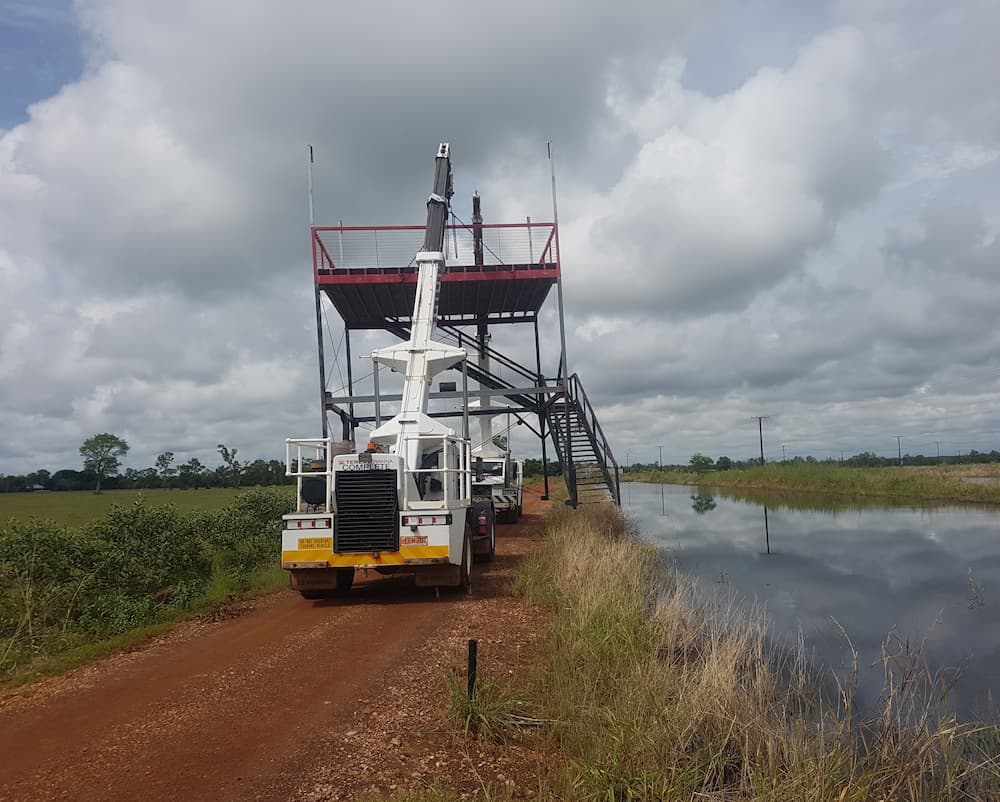 White Crane Truck — Complete Crane Hire (NT) Pty Ltd in Pinelands, NT