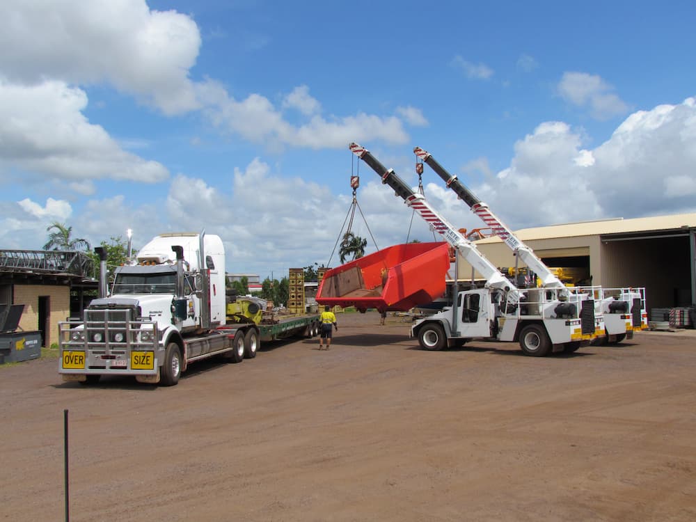 2 White Cranes — Complete Crane Hire (NT) Pty Ltd in Pinelands, NT
