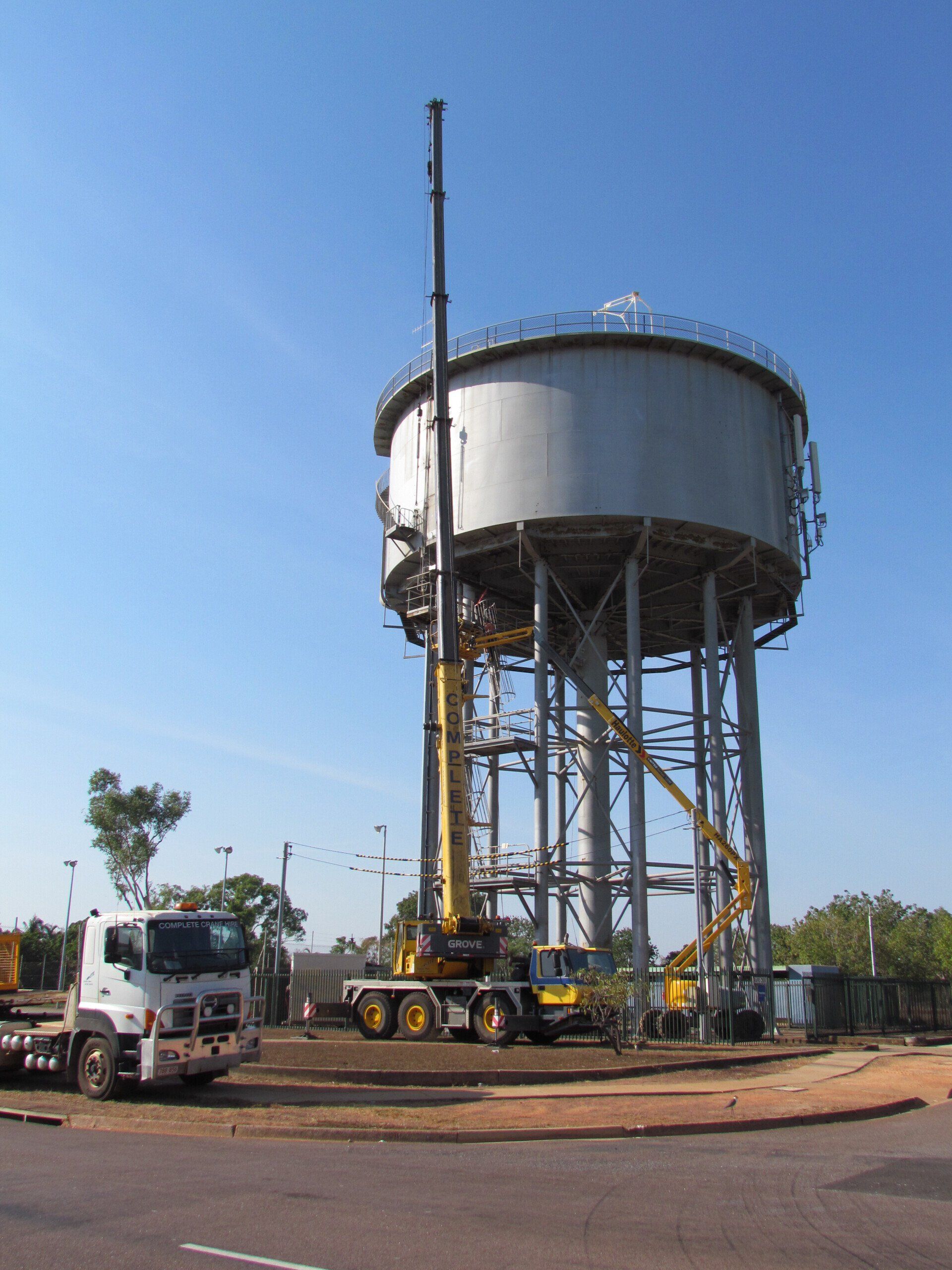 trucks of Complete Crane Hire — Complete Crane Hire (NT) Pty Ltd in Pinelands, NT