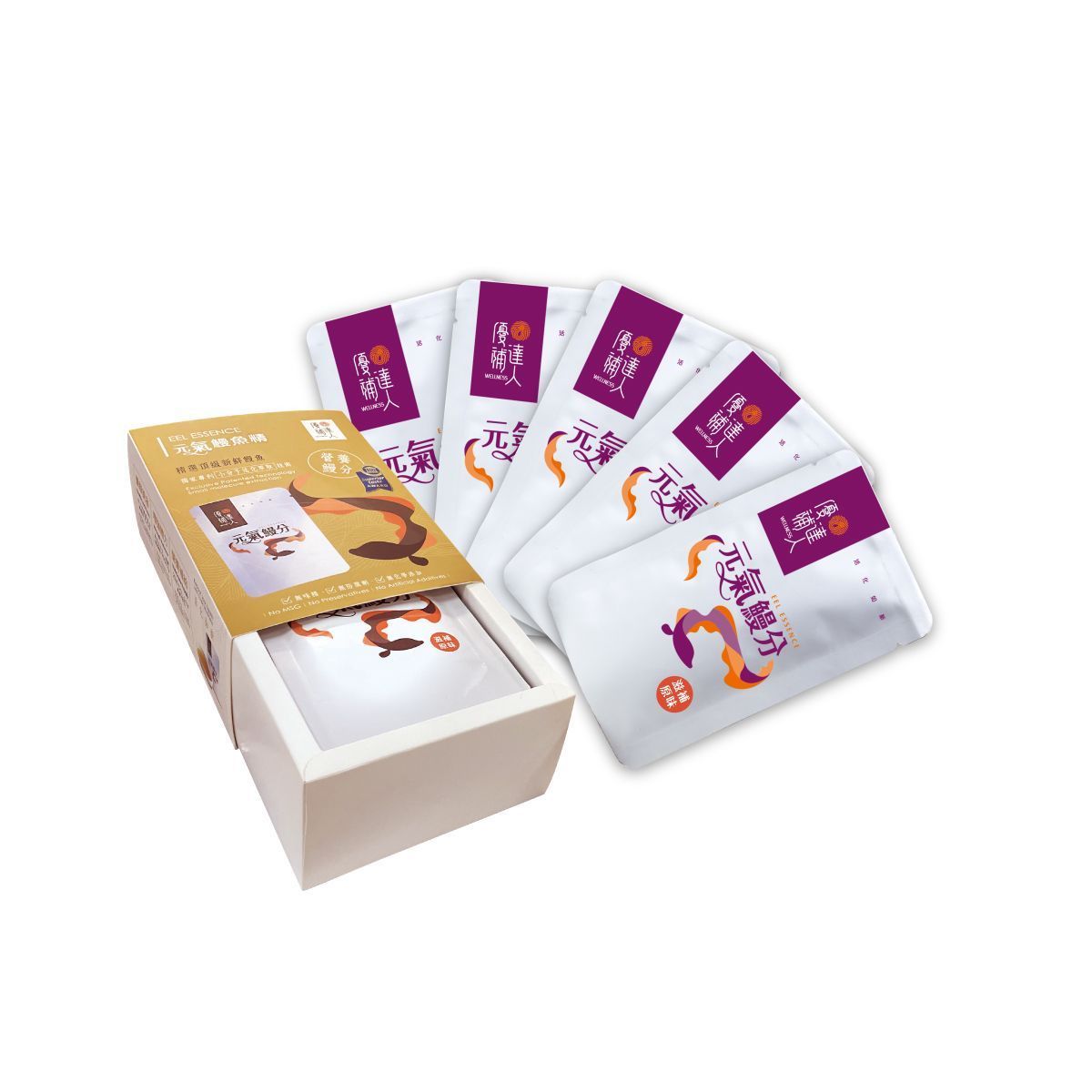 【元氣鰻分】常溫滋補原味鰻魚精60ml*5包禮盒(限時免運)
