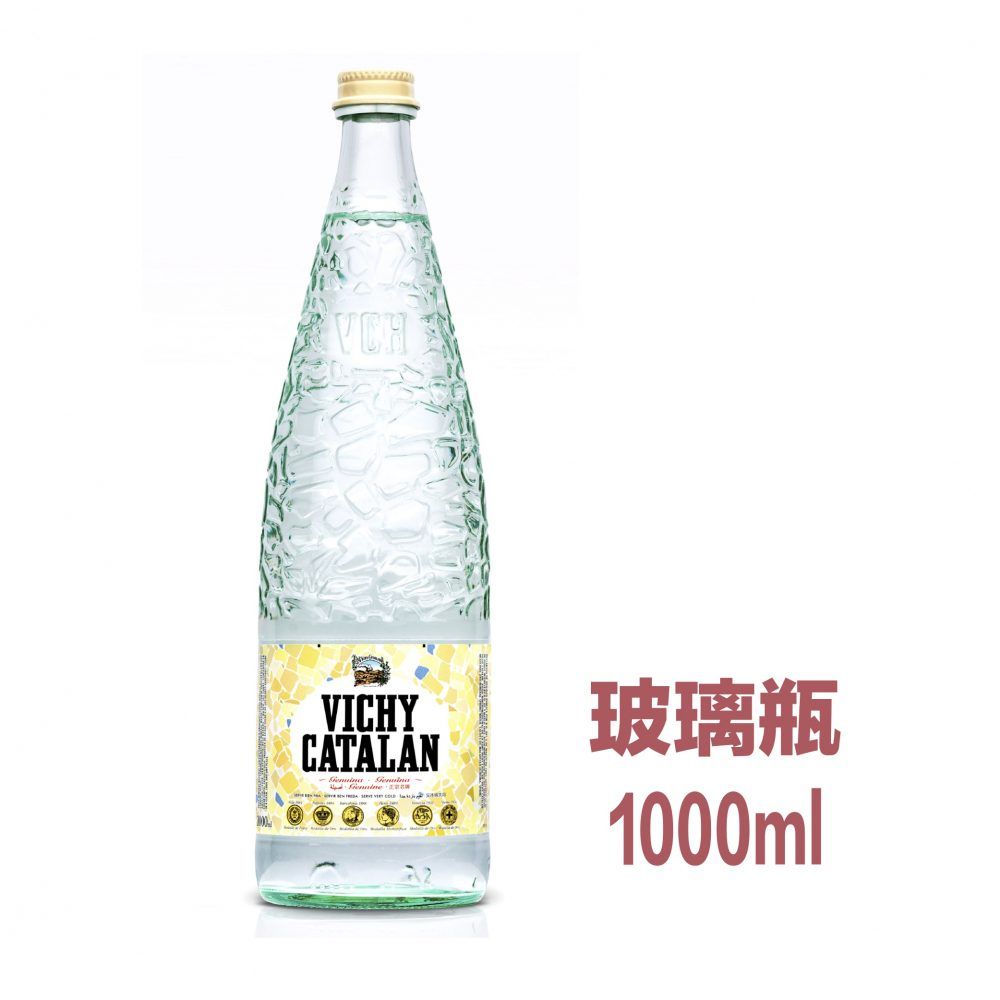 【Vichy Catalan】 維奇嘉泰蘭天然氣泡水1000ML*12瓶