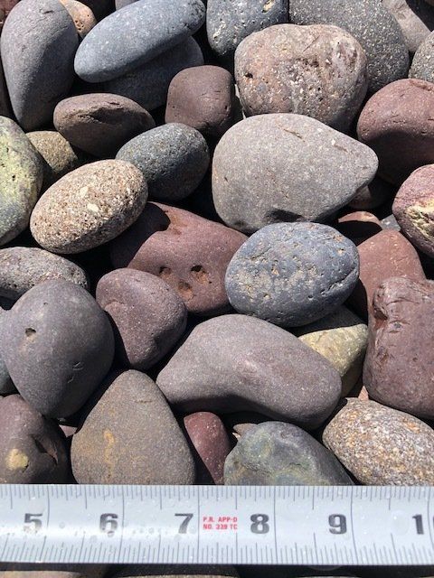 2-3 inch Red Mexican Beach Pebbles  - River Rounds in Florida
