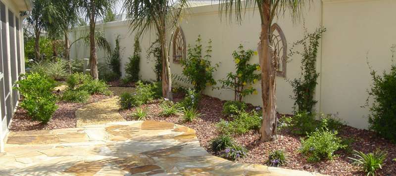 Stone garden pathway - Stone products in Florida