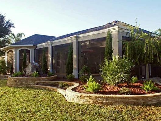 Huge House Landscaping - Luke's Landscaping in Florida