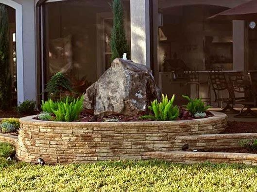 Landscape Design Near Window - Luke's Landscaping in Florida