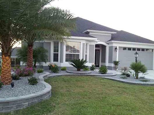 Front of House Landscape - Brandon's Landscape in Florida