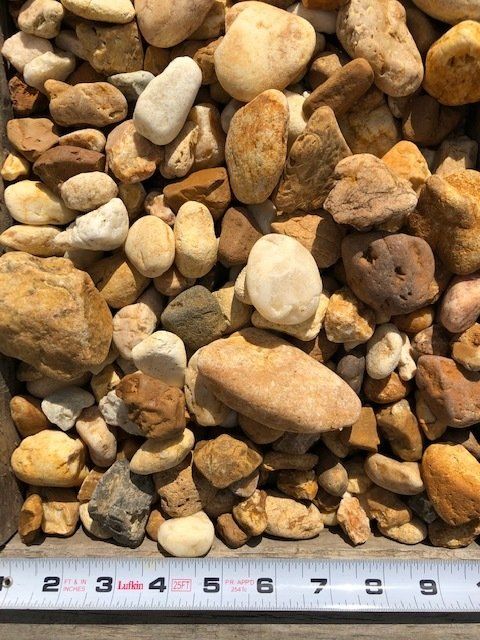 500kg BIGBAG Shell Limestone-Gravel Gravel Chippings Yellow 33/56mm 