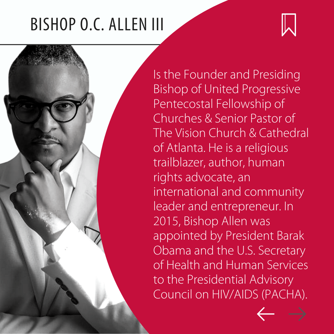 Bishop O.C. Allen III: Accomplished Leader & Appointee to the Presidential Advisory Council.