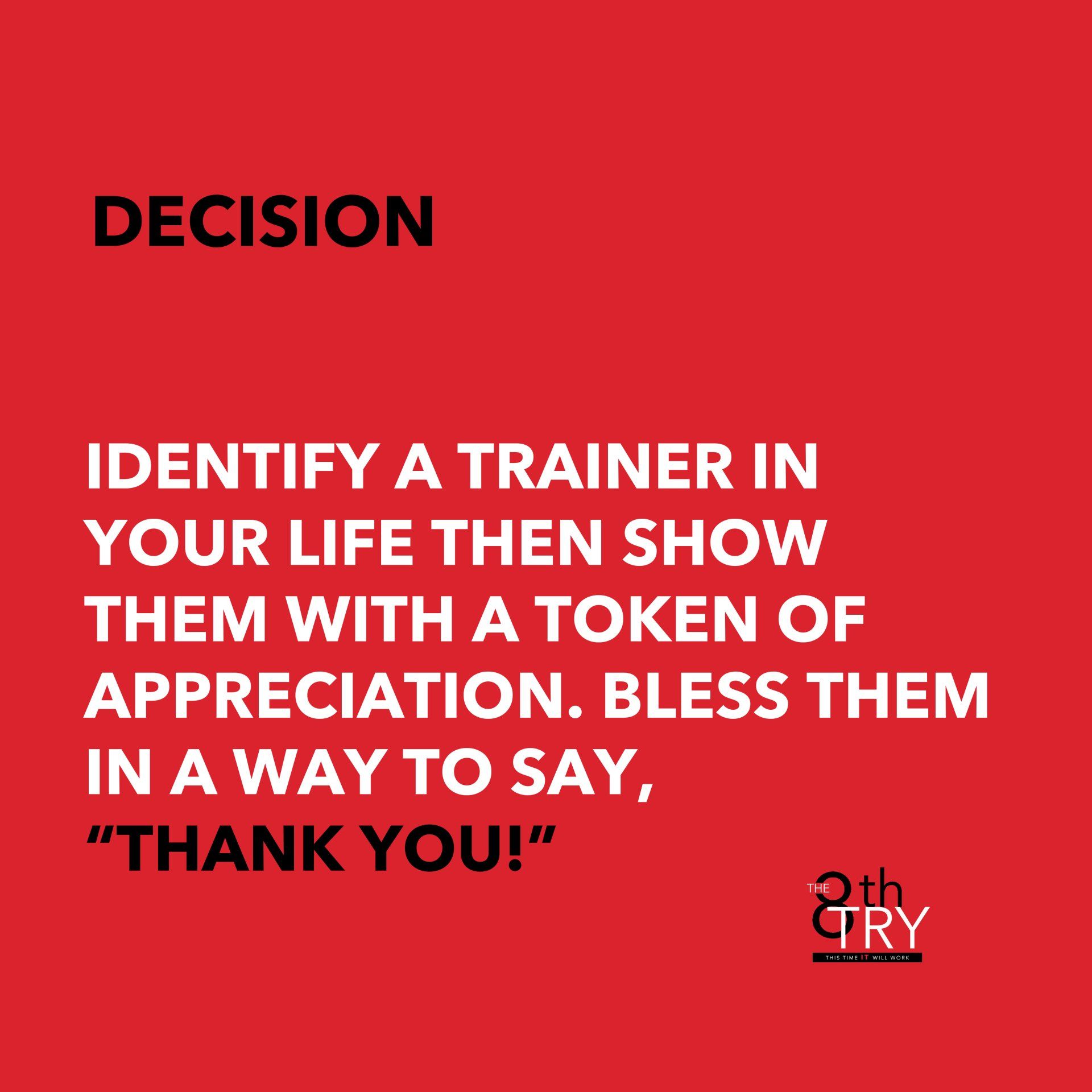 Red graphic with text: 