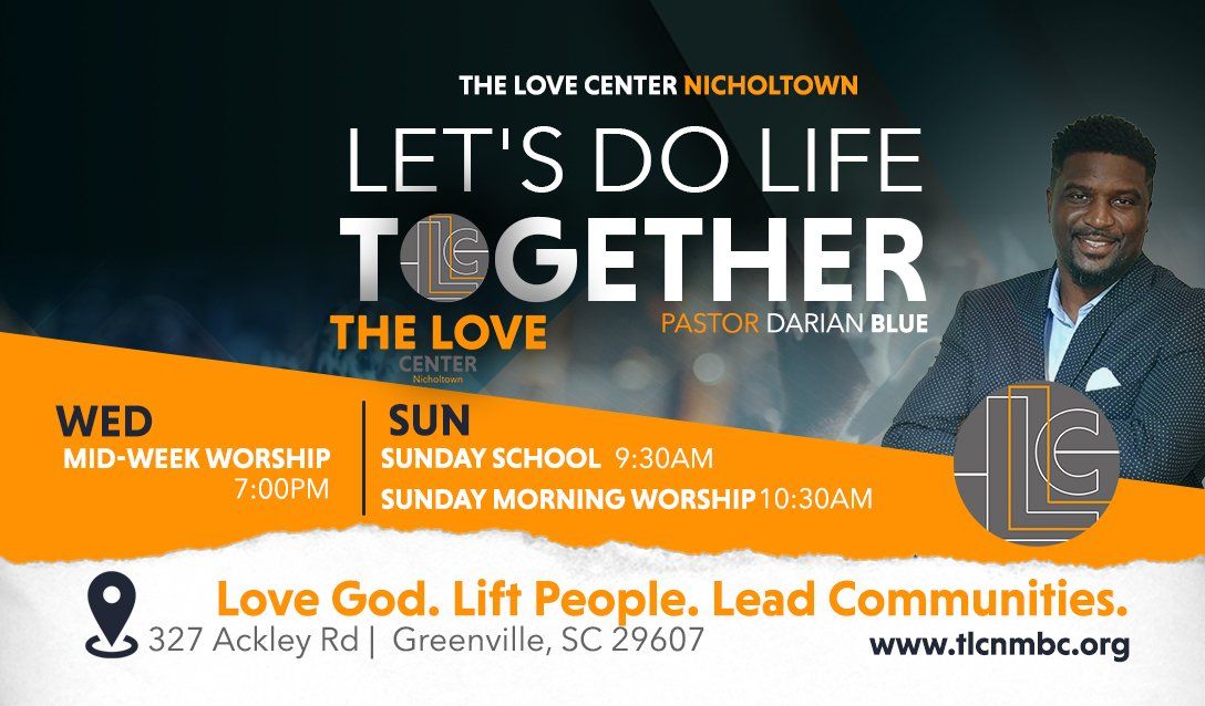 A poster for a church called let 's do life together
