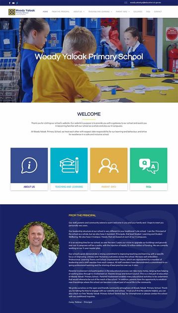 Woady Yaloak Primary School Website by Mulcahy Marketing