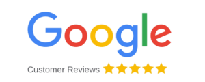 Google Customer Reviews logo with five gold stars.