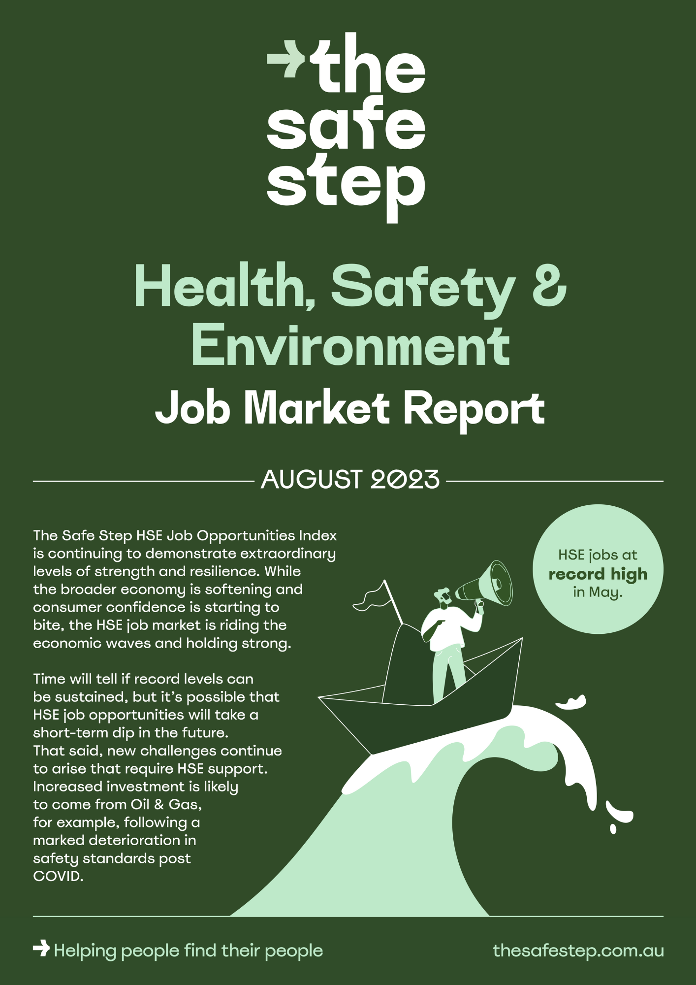 The Safe Step HSE Job Market Report, May 2023