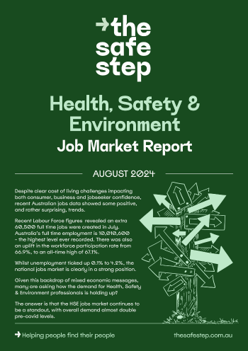 The Safe Step HSE Job Market Report, August 2024