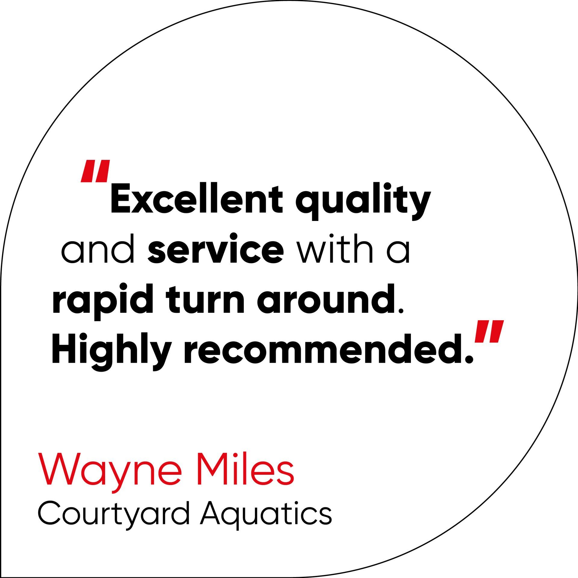 Excellent quality  and service with a  rapid turn around.   Highly recommended.