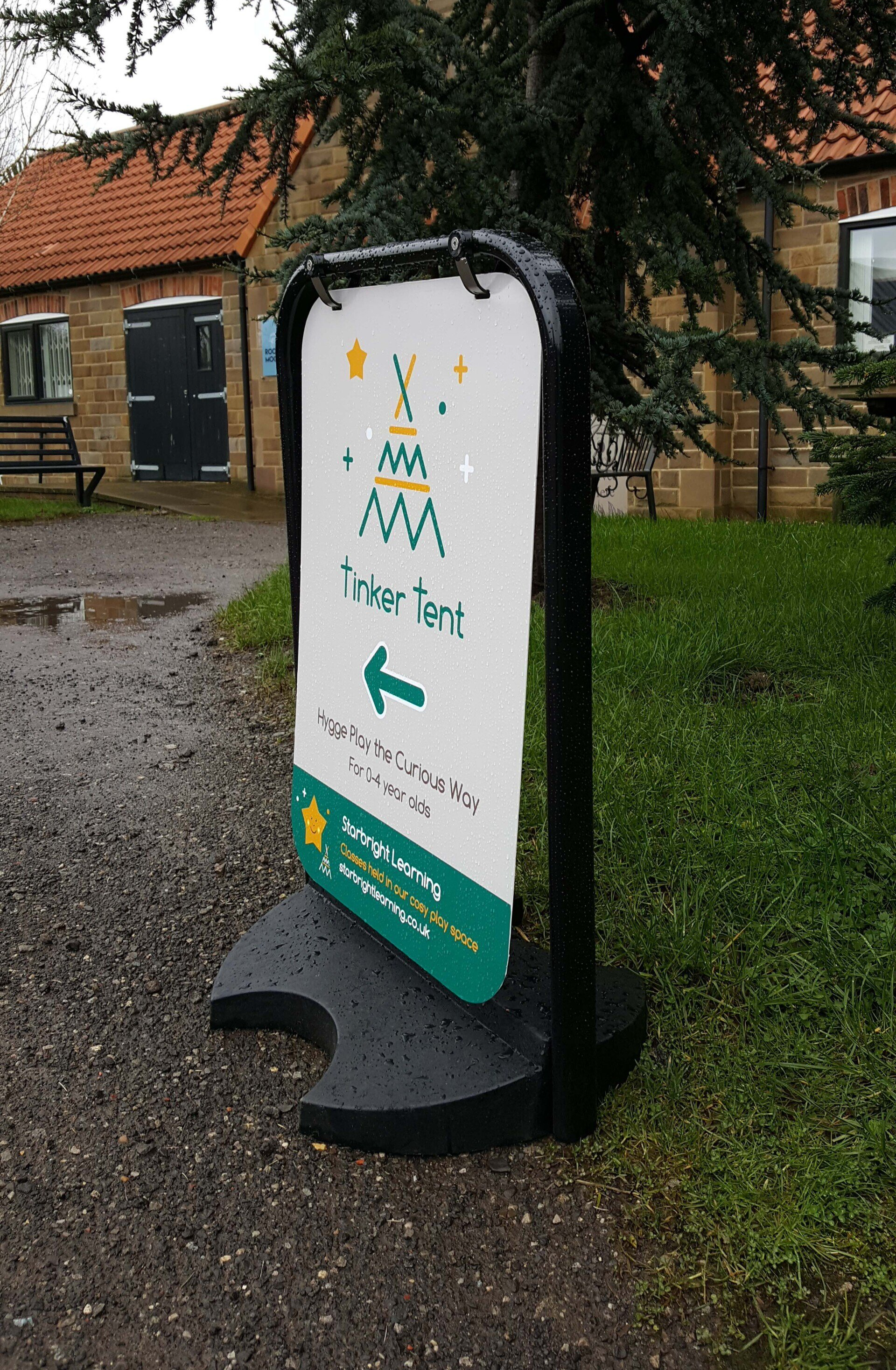 Pavement Sign Printing at Sheffield Printers