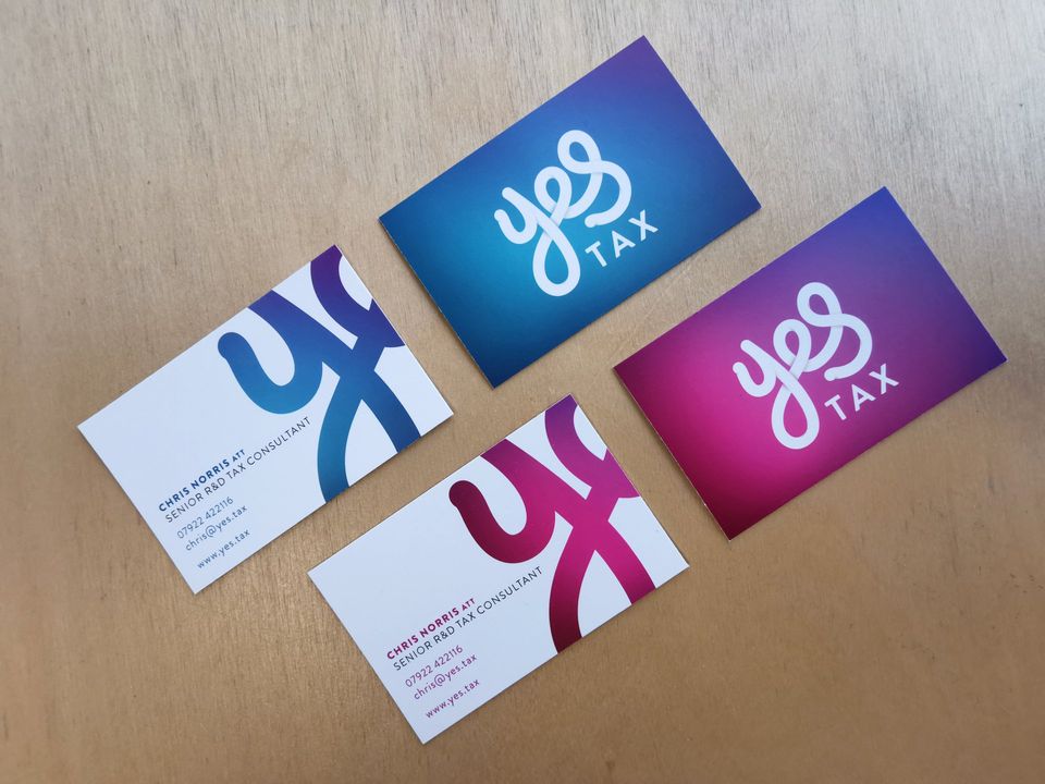 Folded Business Cards - Print Business Cards with Twice the Space