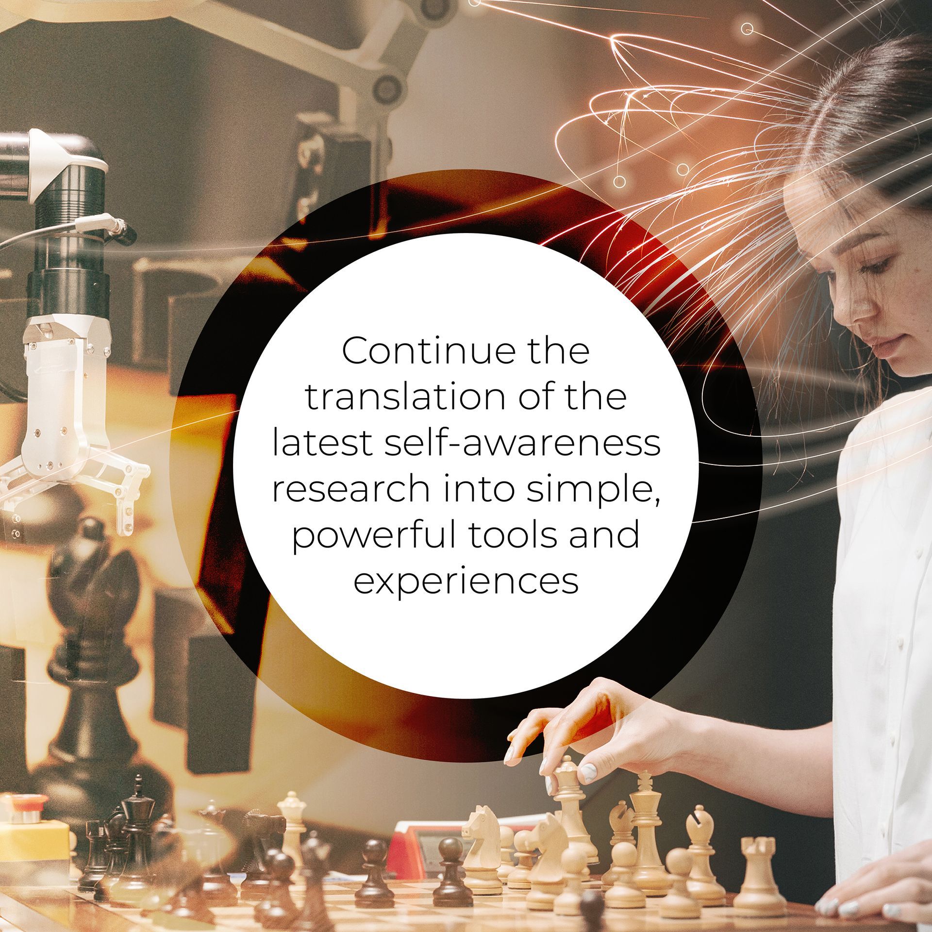 Continue the translation of the latest self awareness research into simple, powerful tools and experiences