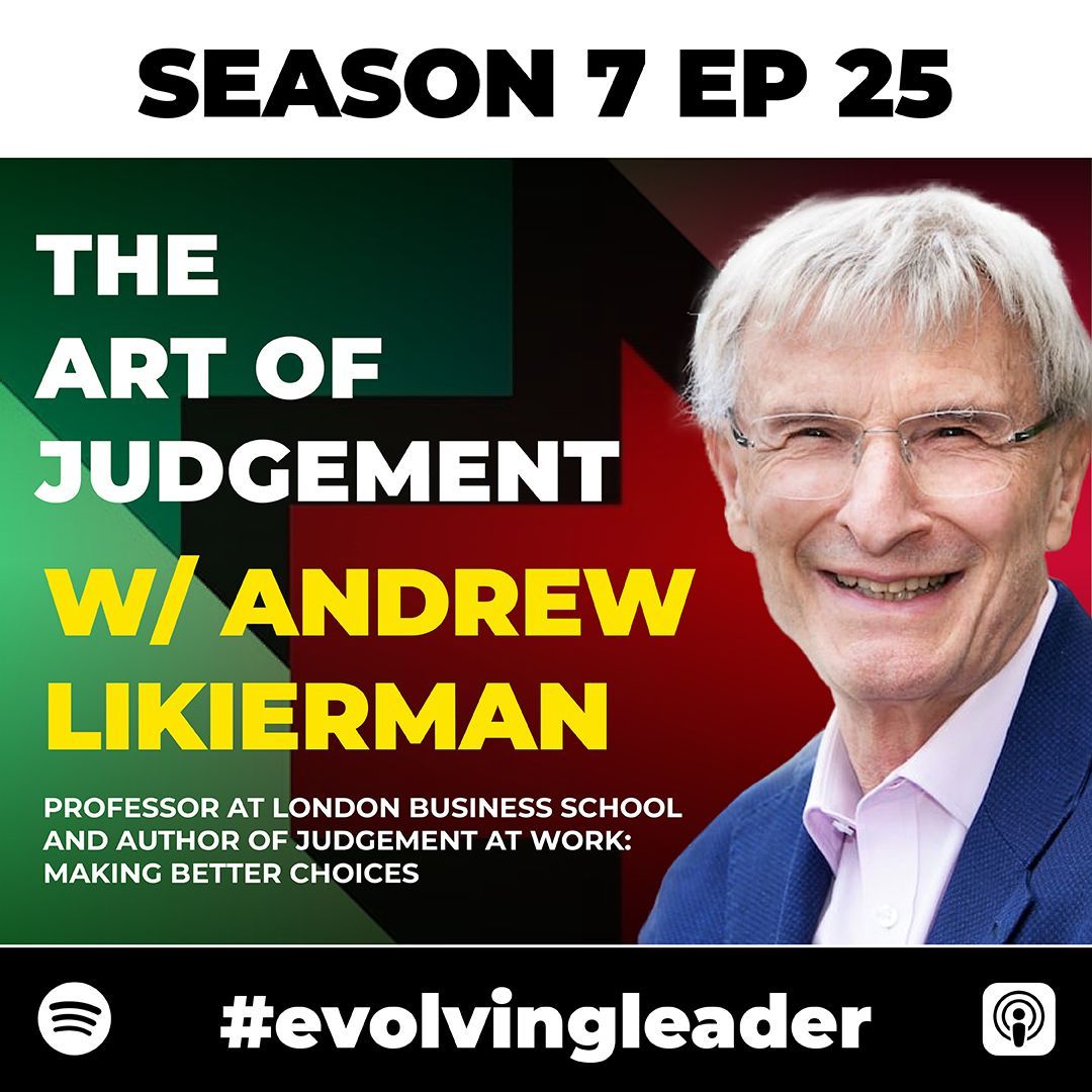Andrew Likierman on The Evolving Leader podcast