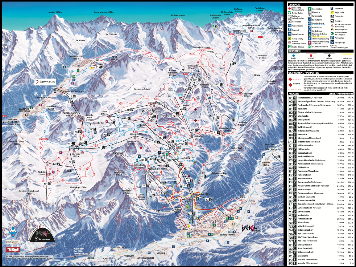 Ischgl Tiro Ski Mappe