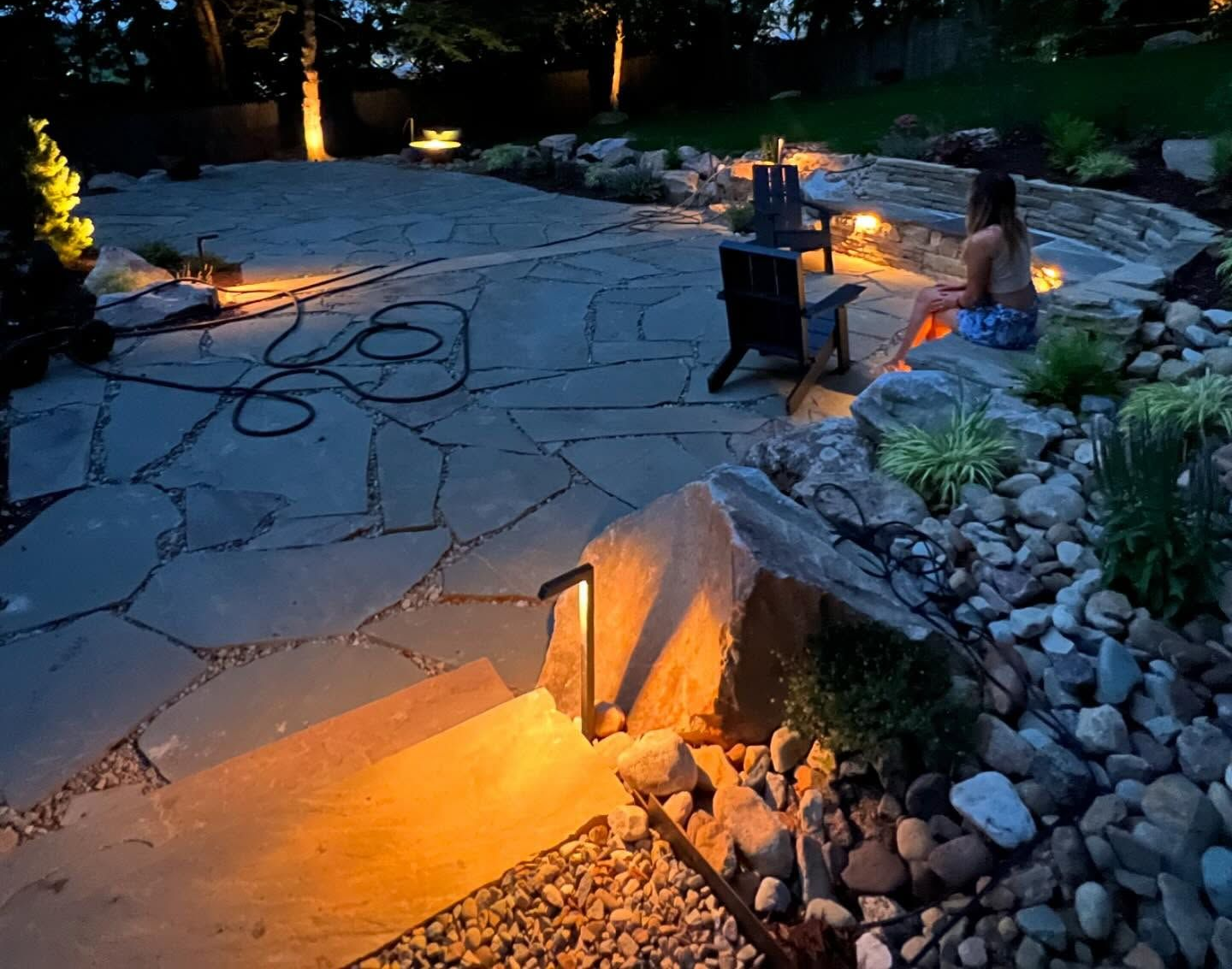 natural stone patio