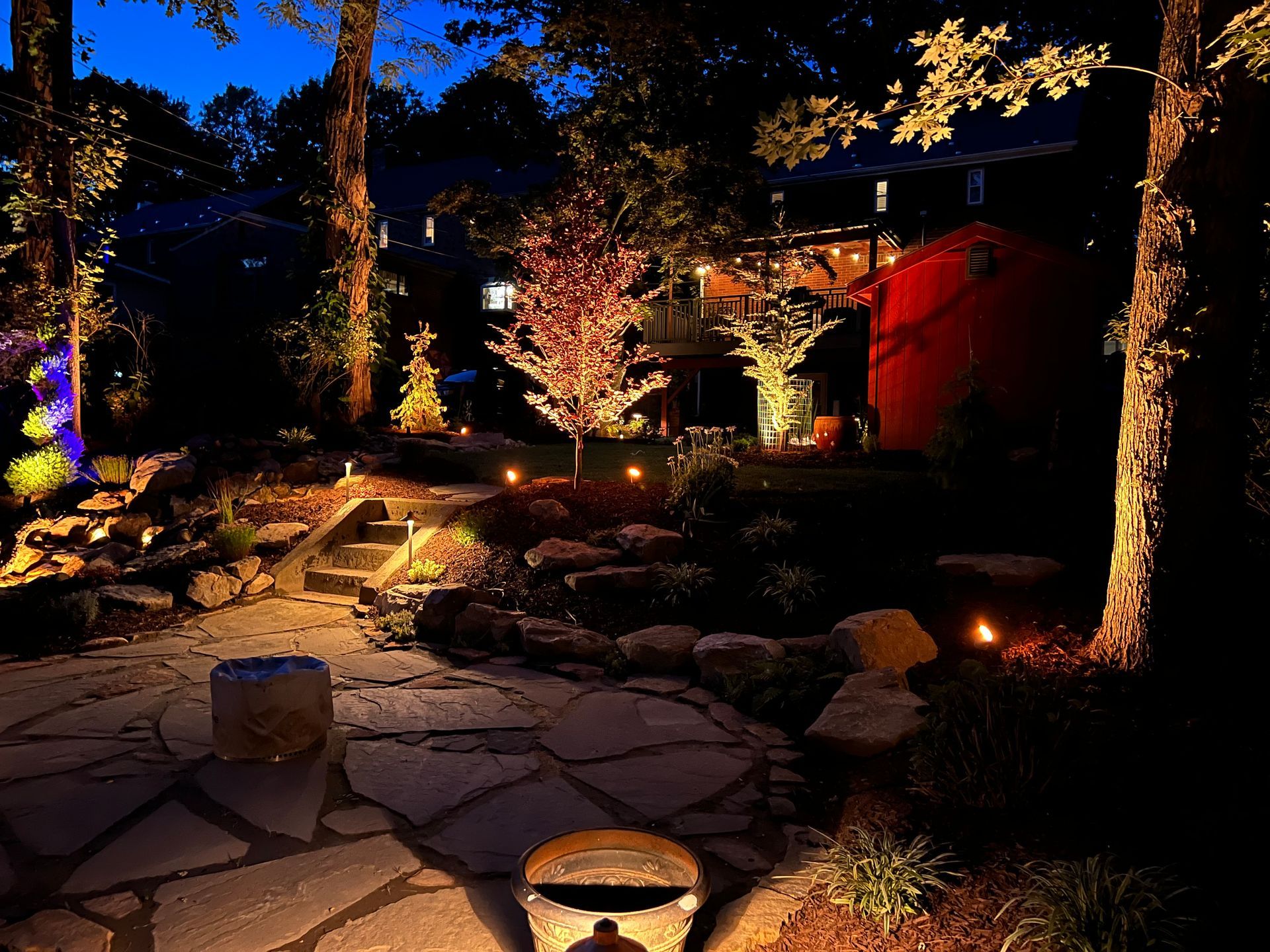 natural stone patio