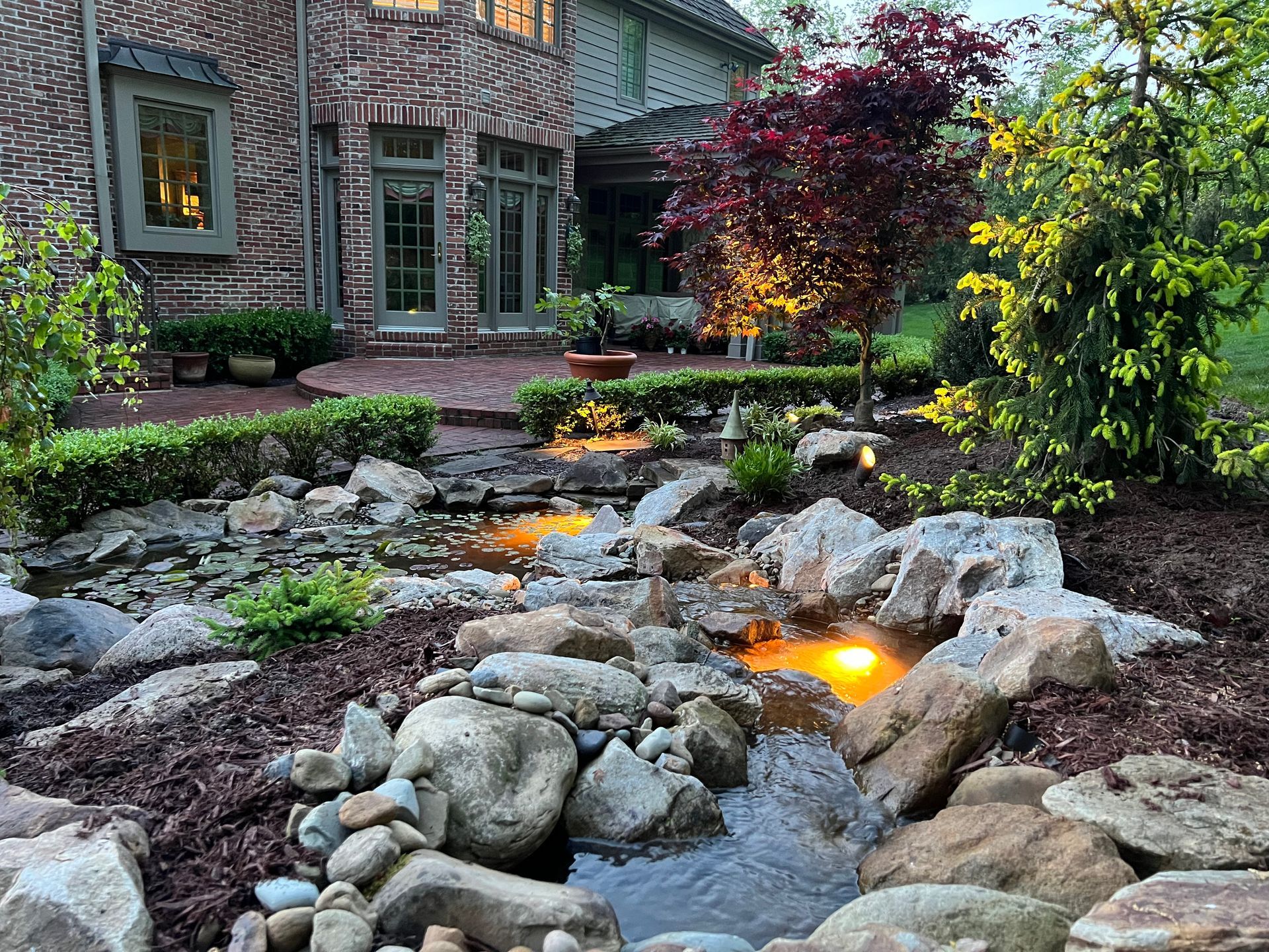 natural stone patio