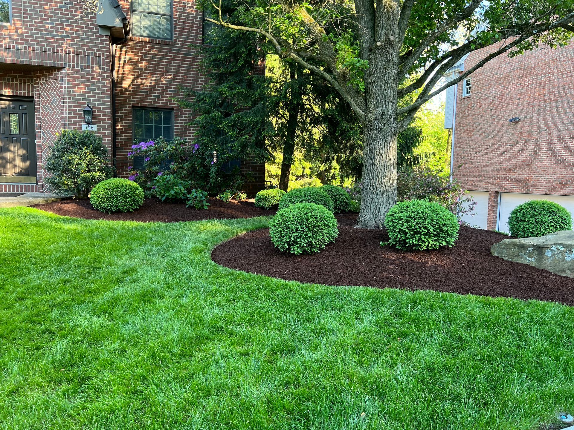 Garden Bed designed and flawlessly edged