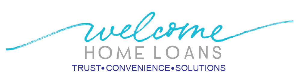 the logo for welcome home loans trust convenience solutions