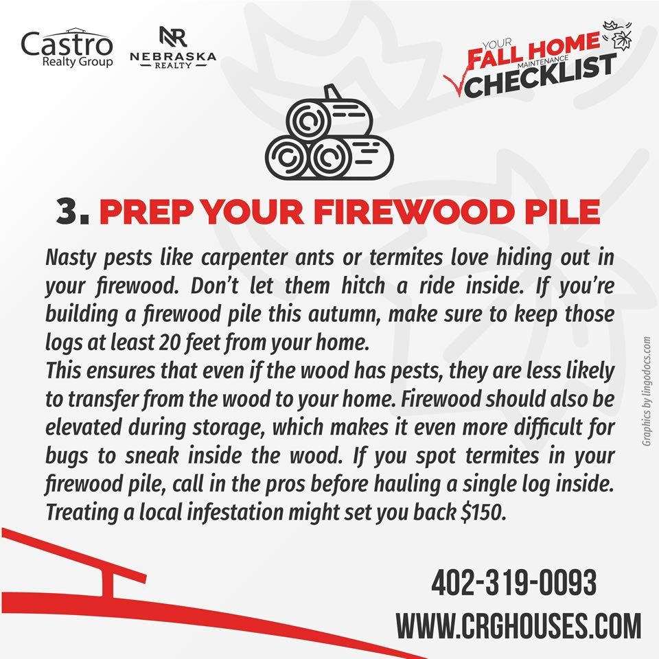 Prep your firewood pile